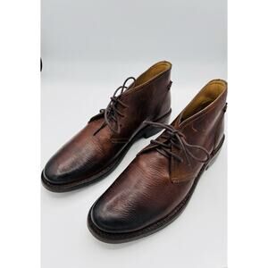 Frye Oliver Chukka 9 D Brown leather boots MRSP$268